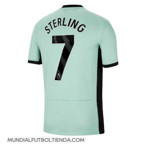Camiseta Chelsea Raheem Sterling #7 Tercera Equipación Replica 2023-24 mangas cortas